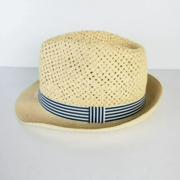 INC International Concepts Open-Braid Fedora - Tan - Picture 2 of 3
